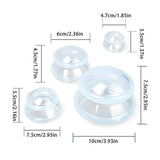 4Pcs Silicone Cupping Anti Cellulite Weight Loss Meridian Health Care Body Massage High Transparent Vacuum Cupping Device