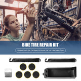Portable Glueless Patch Bike Tire Repair Kit Bicycle Flat Tyre Tube Repair Tools Set Cycling Accessories