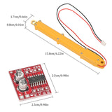 N20 Cylinder Electric Pen Full Metal Push Rod For Excavator Dump Truck Model 3D Printing Parts with Motor Drive Board