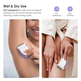 Women Electric Razor For Women Cordless Lady Shaver Long Battery Life Fast Charging Girl Electric Razor With 3-1 Shaving Blade