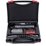 JUNEFOR Electric Screwdriver Set Rechargable Cordless Screwdriver Powerful Charging Screwdriver Small Screw With Bit Power Tools