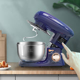 1500W 6.2L Stainless Steel Bowl 6-speed Kitchen Food Stand Mixer Cream Egg Whisk Whip Dough Kneading Mixer Blender