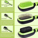 5 IN 1 Dogs Hair Removal Comb Sets Hair Deshedding Trimmer Combs Pets Grooming Tool Grooming Brush Deshedding Comb Edge Trimming