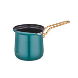Neva N2894 Sweet Premium Enamel Coffee Pot 0,5 Liter Turkish Coffee Pot Phosphorescence Grizay Menthol Dark