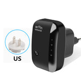 Wireless WiFi Repeater Extender 300Mbps Wifi Signal Booster Power Amplifier Smart Network For Smart Home Network Enhancement