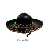 Mini Pet Dog Sun Hat Beach Party Straw Hat Dog Mexican Style Hat For Dogs And Cats Fun Straw Sombrero Hat Accessories