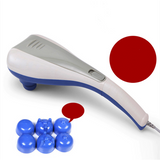 New double-headed massage stick, neck, shoulder and waist, electric leg massage, dolphin cervical massager, handheld massager