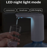 Water Dispenser Automatic Mini Barreled Water USB Rechargeable Electric Pump Portable Home Water Dispenser Drinking Dispenser