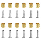 Dropship-12 Pcs Hydraulic Disc Brake Hose Connector Olive Insert Bicycle Disc Brake Connector for Shimano Bh90