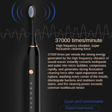 New Style Electric Toothbrush Sonic 5 Files Adult Household Soft Bristle USB Rechargeable Waterproof Couples Electric Toothbrush