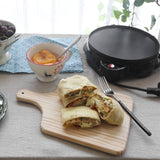 Nonstick Electric Crepe Maker Electric Pancake Maker Baking Pan Kitchen Tool Spring Roll Machine Cake Maker with US Plug