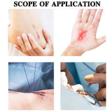 4/10pcs Zipper Band-aid Painless Wound Closure Device Without Zip Suture Dressing Needles Patch Suture-free Wound Aid Band