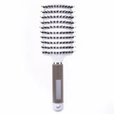 Girls Hair Scalp Massage Comb Hairbrush Bristle Nylon Women Wet Curly Detangle Hair Brush for Salon Hairdressing Styling Tools