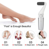 2 In 1 Electric Callus Remover Pedicure Machine Foot Care Tool USB Rechargeable Nail File Polish Roller Grinding Manicure Tools