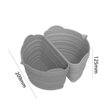 2pcs Slow Cooker Divider Liner Crockpot Leakproof Reusable Silicone Crockpot Divider Fit 8/6 Qt Dishwasher Safe Cooking