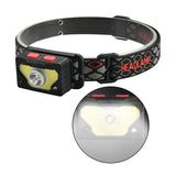 USB LED Work Headlamp Red Light 1500mAh Battery Powered Portable for Camping