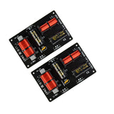 2Pcs 350W 2 Ways Crossover Audio Board Tweeter Bass Speaker Frequency Divider for 4-8Ohm DIY Speaker Filter 2800HZ