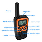 Outdoor Sports Walkie Talkies Long Range 2-Way Radios Up to 5 Miles Range in Open Field 8/22 Channel FRS/PMR/GMRS Walkie-Talkies