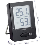 3Pcs Hygrometer Room Thermometer Mini Style Humidity Meter Hygrometer Digital Temperature Monitor and Humidity Meter