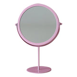Light Luxury Retro European Metal Gold Home Desktop Geometry Mirror Makeup Mirror Dormitory Makeup Mirror