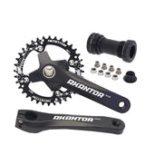 CATAZER Bicycle Crank Chainwheel 104BCD 32T MTB Bike Crankset Aluminum Alloy with Bottom 170mm Crank  Bike Parts  Crank Set