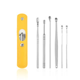 Ear Cleaner Wax Pickers Earpick Wax Remover Curette Ear Pick Cleaner Kit Spoon Care Ear Clean Tool