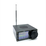 All-Band Radio Receiver Aluminium Alloy Cover DSP Receiver FM LW MW SW SSB with 2.4 Inch Touching Screen Search HAM Band