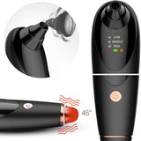 LED Light Vibrate Professional Exfoliating Heating Facial Care Electric Pore Cleaning Portable Beautify Device Blackhead Remove