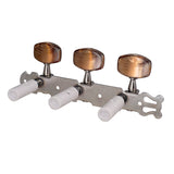 2Pcs 1:18 Classical Silver Guitar Tuner Tuning Machine Heads Keys Pegs for Guitar Parts