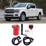 Oil Catch Can Kit 500ml Aluminum Fits for F 150 5.0L 2011-2019 Moulding