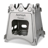 Aomiun Camping Wood Stove Wood Burning Stoves Durable Outdoor Wood Stove for Outdoor Camping Cooking Picnic Travel