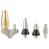 (4 Nozzles Per Lot) High Pressure Sewer Drain Cleaning Nozzle, Sewer Jetter Heads