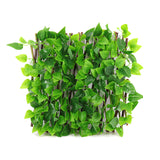 With Artificial Leaves Garden Decor Expanding Trellis Fence Privacy Protective Screen Backyard Home Strechable Outdoor Indoor