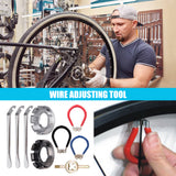 Multi-function Bicycle Spoke Wrench Kit Set Carbon Steel Road MTB Mountain Bike Cycling Tire Repair Steel Wire Adjustment Tools