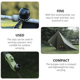 15pcs Camping Tent Binding Tie Rope Elastic Ball Awning Outdoor Cord Fixed Strap Outdoor tent Oxford rope strapping rubber band