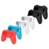 Hand Grip Wear Resistant Comfort Handle Kit with 2 Protection Pad for Switch OLED Controller Game Console Accessories