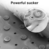 Round Bathroom Non-Slip Mat Shower Mat PVC Washable Shower Massage Foot Pad for Kids Adults Elderly Bathroom A7