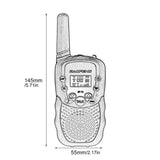 2Pcs Baofeng BF-T3 UHF462-467MHz 8 Channel Portable Two-Way 10 Call Tones Radio Transceiver for Kids Kid Walkie Talkie