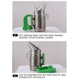 Electric Bee Smoke Transmitter Kit Stainless Steel Electric Beekeeping Tool Bee Smoker Beekeeping