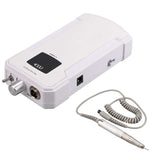 Electric Nail Drill Machine White Nail Grinding Machine 35000RPM LCD Adjustable Portable for Manicurist for Salon