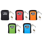 4 Colors Wall Mount Key Storage Secret Box Organizer 4 Digit Combination Password Security Code Lock No Key Home Key Safe Box