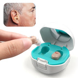 White/Skin/Black Skin One Pair Digital Hearing Aids Cycle Rechargeable with Charging Case Hearing Device Amplifier Automatic