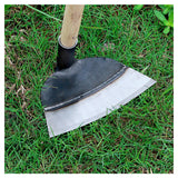 Manganese Steel Garden Hoe Handheld Hardened for Gardening Farm Weeding Tool Garden Hand Tools