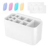 ROSENICE Toothbrush Holder Bathroom Electric Toothbrush Organizer Versatile Storage Holder Detachable for Easy Cleaning