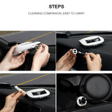 Universal Solar Powered Car Negative Lon Diffuser Automatic Air Purifier Vehicle Phone Holder Charger Mist Maker