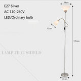 Floor lamp double head adjustable vertical table lamp picture mother lamp living room study bedside lamp LED eye protection lamp