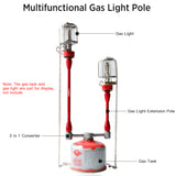 Lixada Outdoor Camping Gas Light Extension Pole Aluminum Alloy Extension Rod for Outdoor Camping