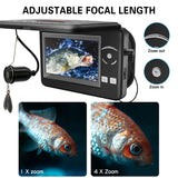 Portable Underwater Fishing Camera Waterproof Video Fish Finder DVR Camera 4.3 Inch LCD Display for Ice Lake Sea Boat Fishing