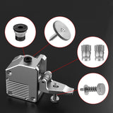 Full Metal 3D Printer Soft Consumables Bondte BMG Reduction Extruder Dual Gear Feed Silver