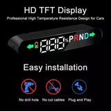 Hidden HUD Head-up Display for Tesla Model 3 Y 2019-2022 Speed Indication Electronics Digital Car GPS LED Safe Driving H4C7